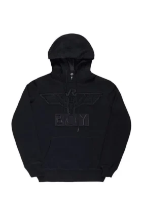 Boy Eagle Applique Hoodie
