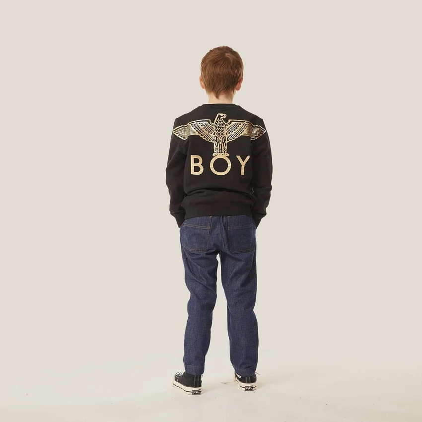 Boy Eagle Backprint Kids Sweatshirt