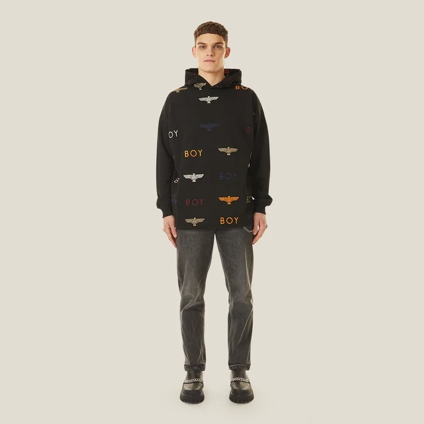 Boy Mania Embroidery Hoodie