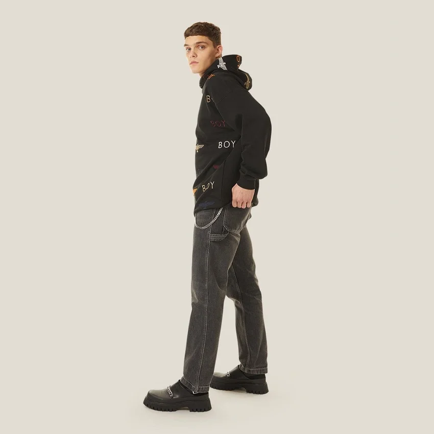 Boy Mania Embroidery Hoodie