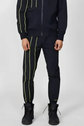 Boy Piping Nylon Joggers