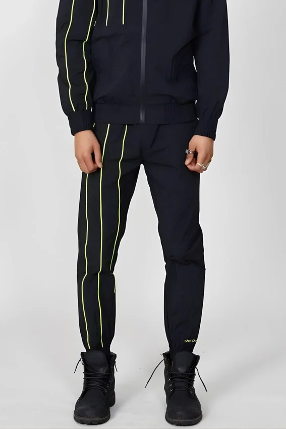 Boy Piping Nylon Joggers