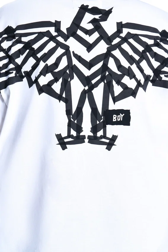Boy Tape Eagle Backprint T-Shirt