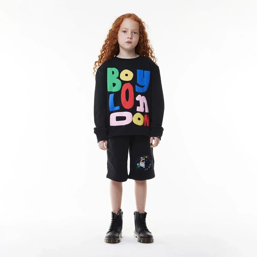 Boys Kids Badge Shorts