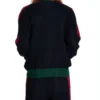 Crochet Black Tracksuit Jacket