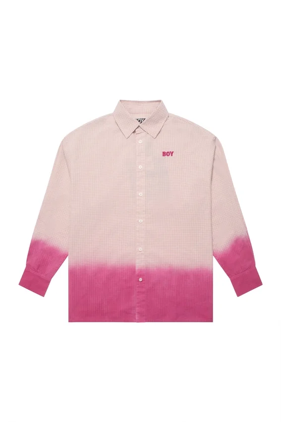 Dip Dye Check Shirt