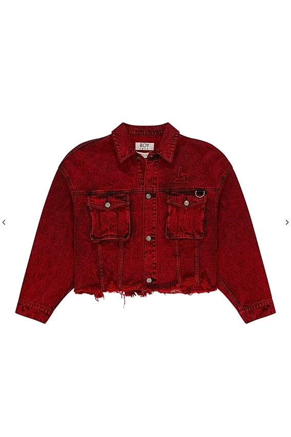Future Boy Boxy Denim Trucker Jacket