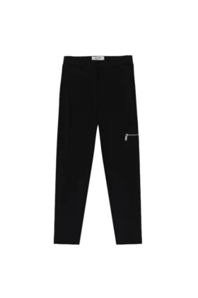 Jersey Tailored Zip Trousers