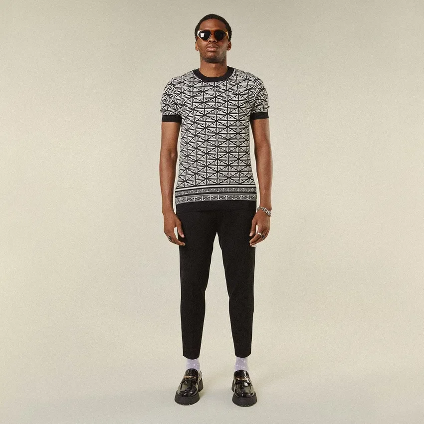 Jersey Tailored Zip Trousers
