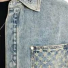 Laser Distressed Denim Jacket