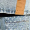 Laser Distressed Denim Jacket
