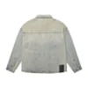 Laser Distressed Denim Jacket