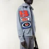Moto Sticker Bomber Varsity Jacket