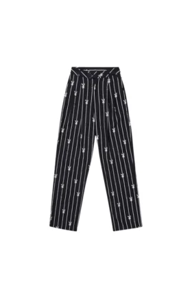 Playboy X Boy Bunny Pinstripe Trousers