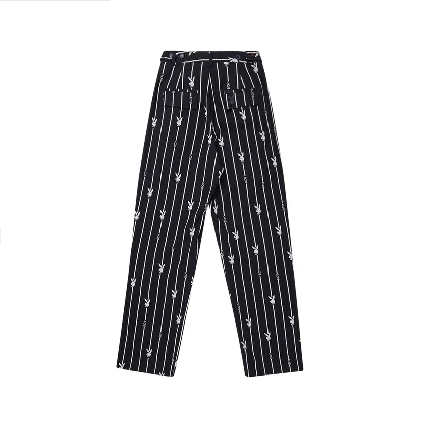Playboy X Boy Bunny Pinstripe Trousers