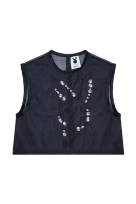 Playboy X Boy Embellished Top