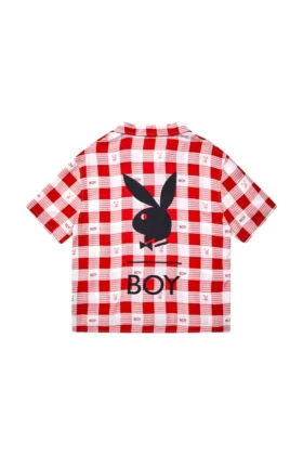 Playboy X Boy Gingham Bunny Resort Shirt