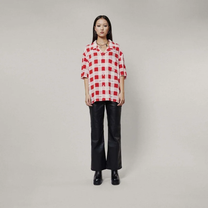 Playboy X Boy Gingham Bunny Resort Shirt