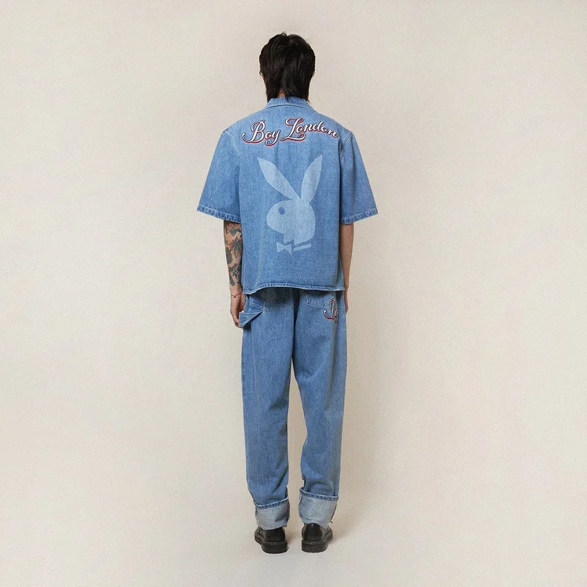 Playboy X Boy Jumbo Bunny Denim Shirt