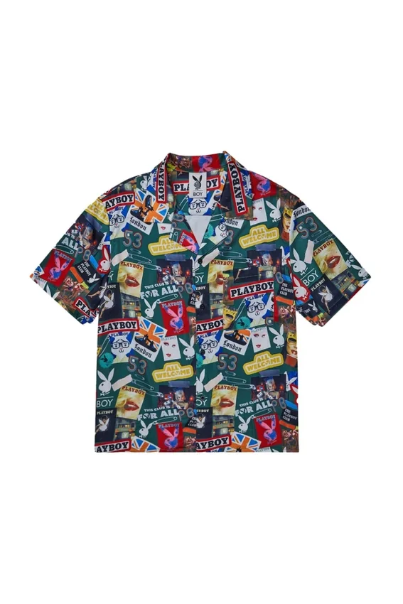 Playboy X Boy Scrapbook Resort Shirt