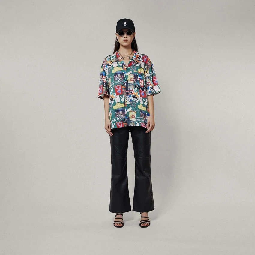 Playboy X Boy Scrapbook Resort Shirt