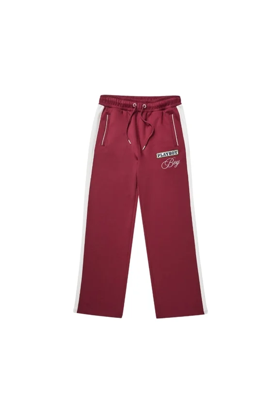 Playboy X Boy Wide Leg Nylon Track Pants