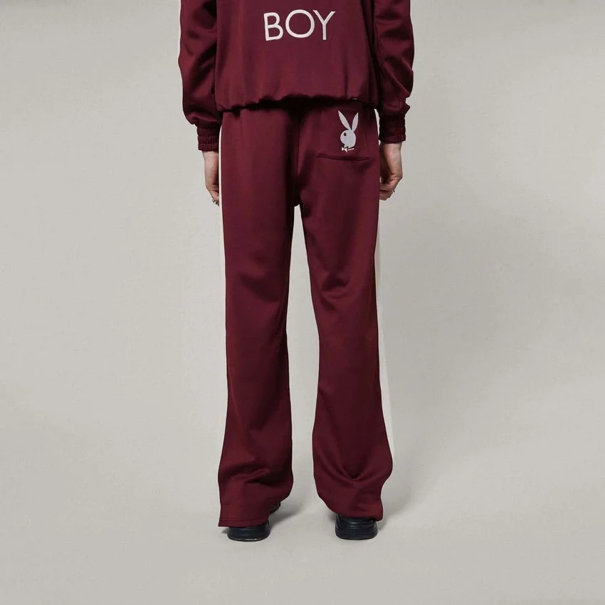 Playboy X Boy Wide Leg Nylon Track Pants