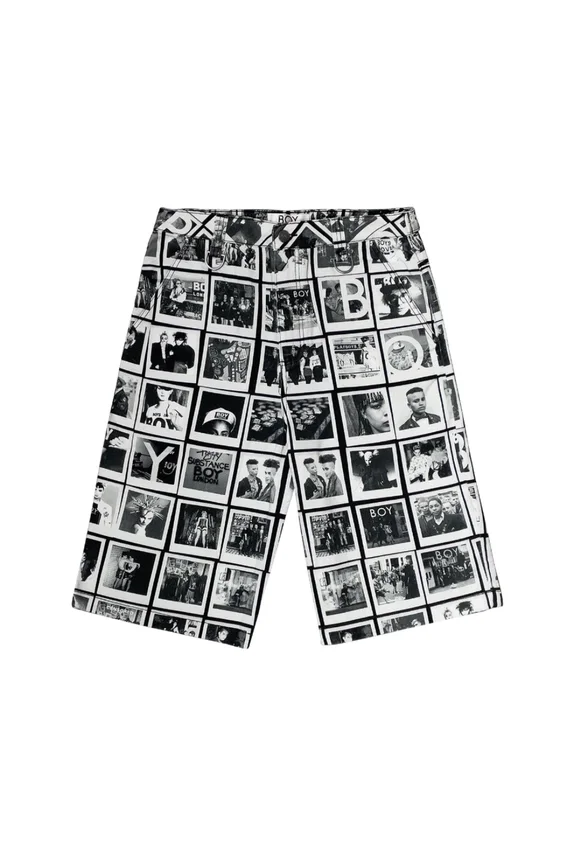 Polaroid Memories Denim Shorts