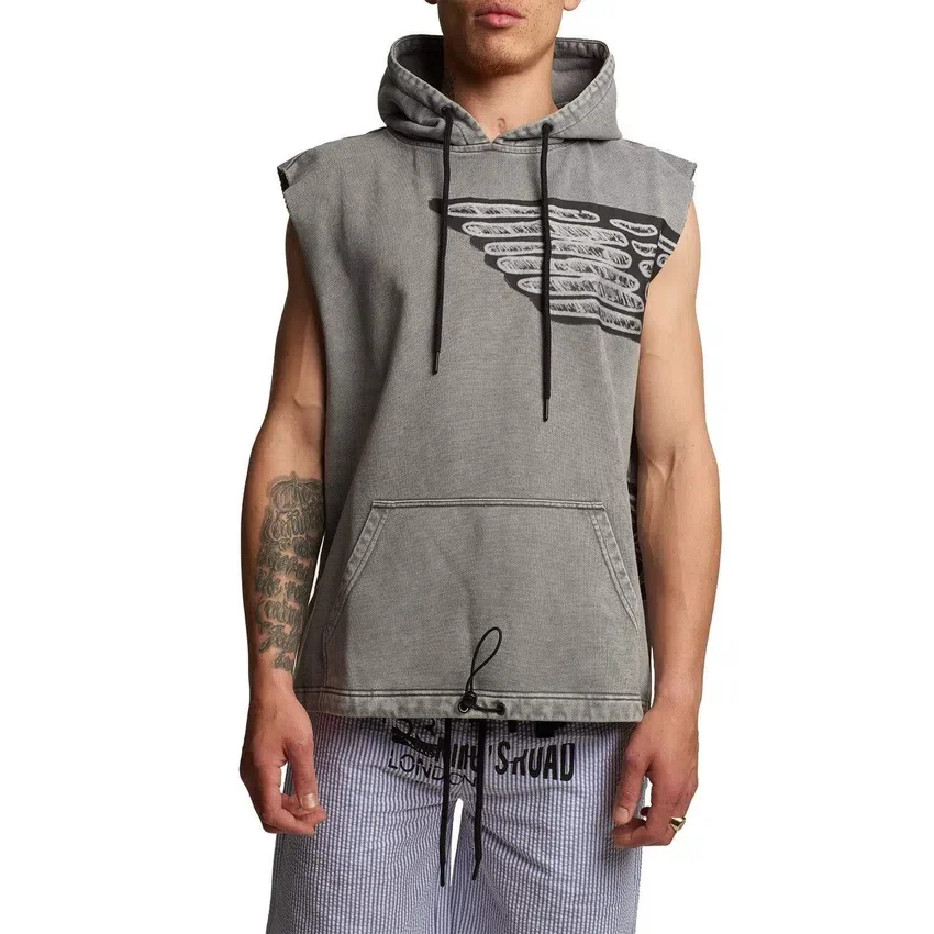 Stencil Short Sleeve Hood